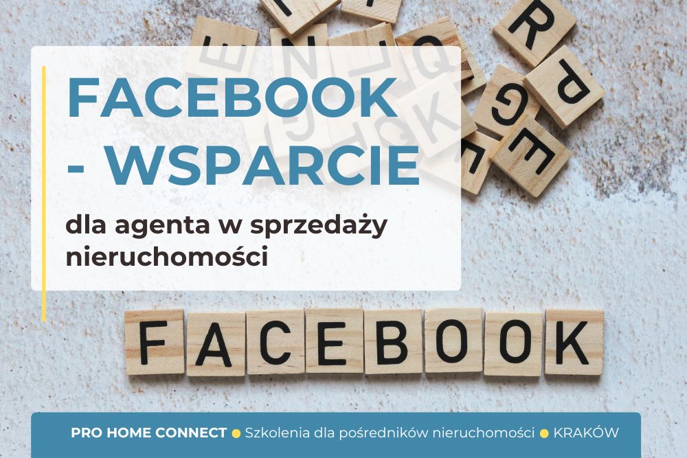 Facebook jako narzędzie sprzedażowe agenta nieruchomości.