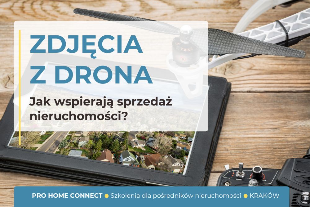Tablet ze zdjęciem z drona oraz śmigło drona